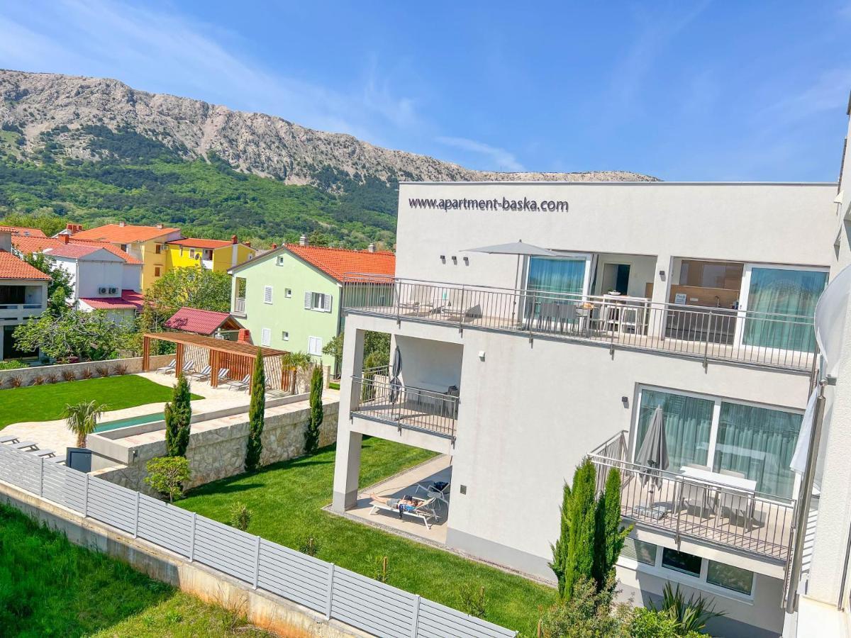 Apartment Baska, Exklusive Apartments Mit Poolarea In Baska, Krk - Kroatien Eksteriør bilde