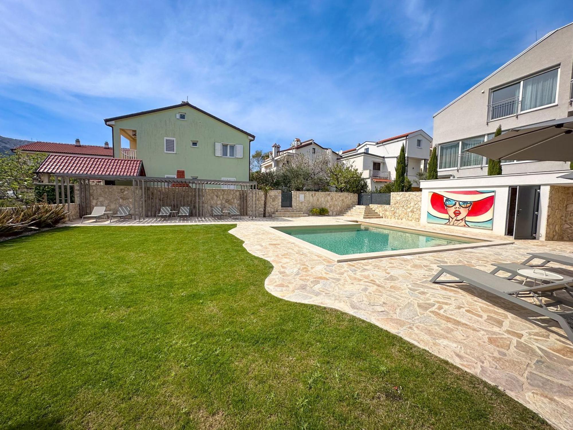 Apartment Baska, Exklusive Apartments Mit Poolarea In Baska, Krk - Kroatien Eksteriør bilde