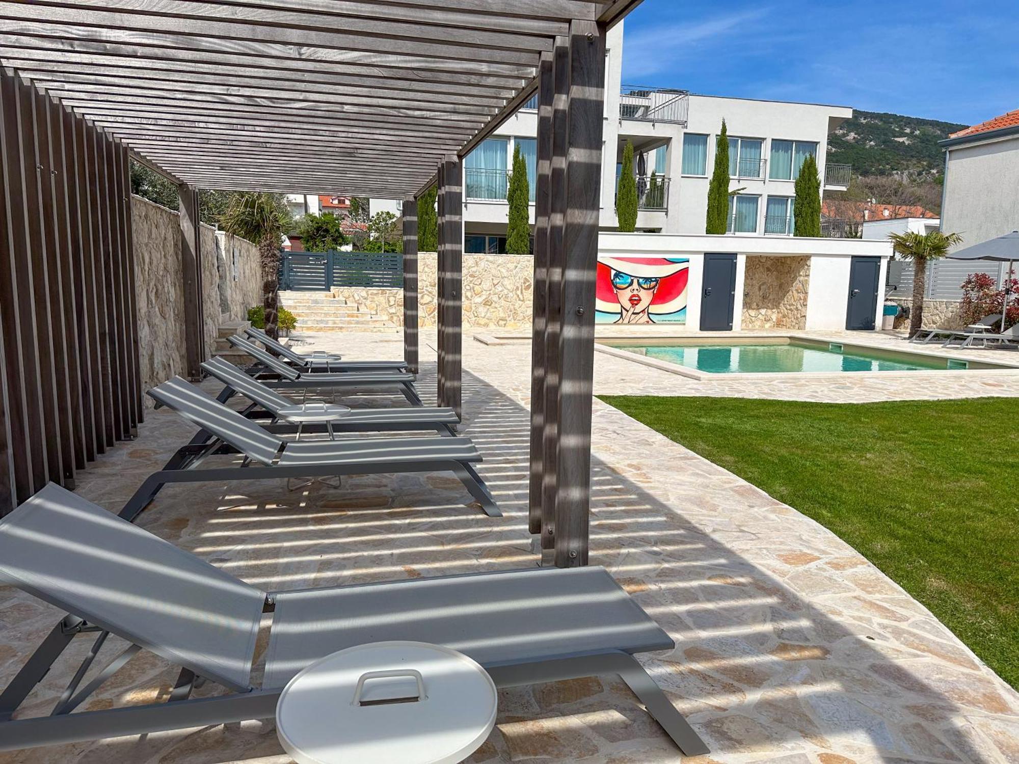 Apartment Baska, Exklusive Apartments Mit Poolarea In Baska, Krk - Kroatien Eksteriør bilde