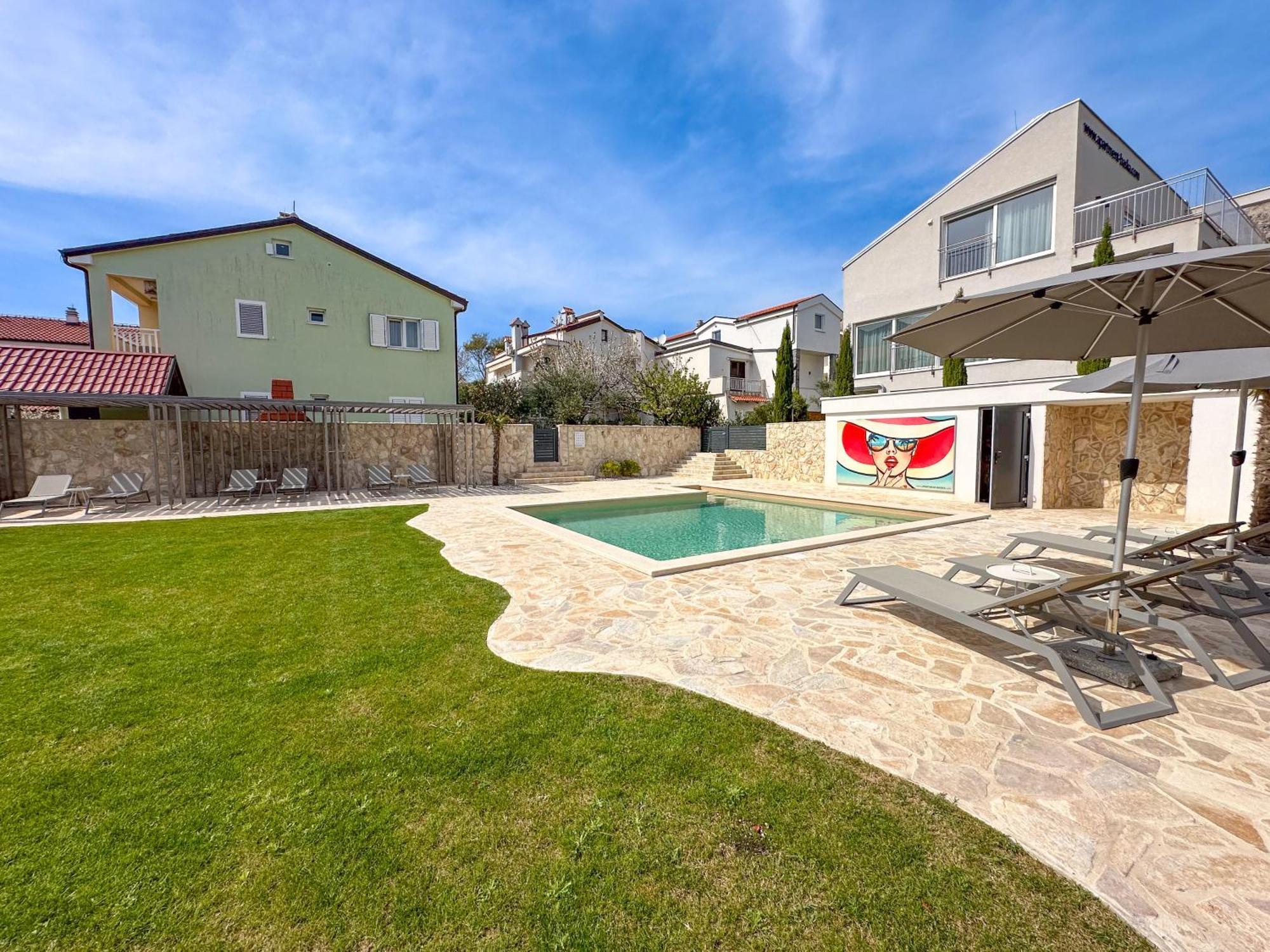 Apartment Baska, Exklusive Apartments Mit Poolarea In Baska, Krk - Kroatien Eksteriør bilde