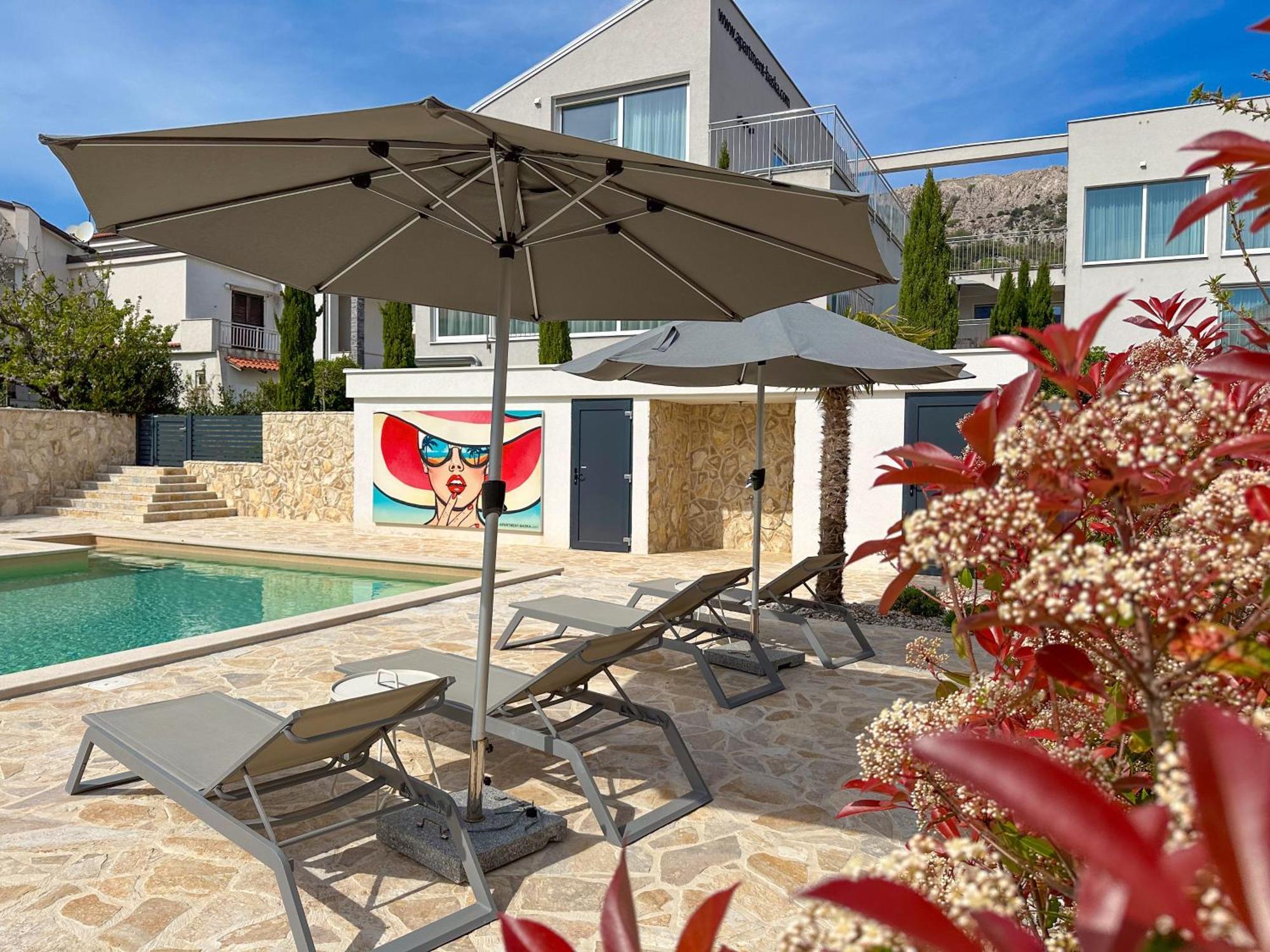 Apartment Baska, Exklusive Apartments Mit Poolarea In Baska, Krk - Kroatien Eksteriør bilde