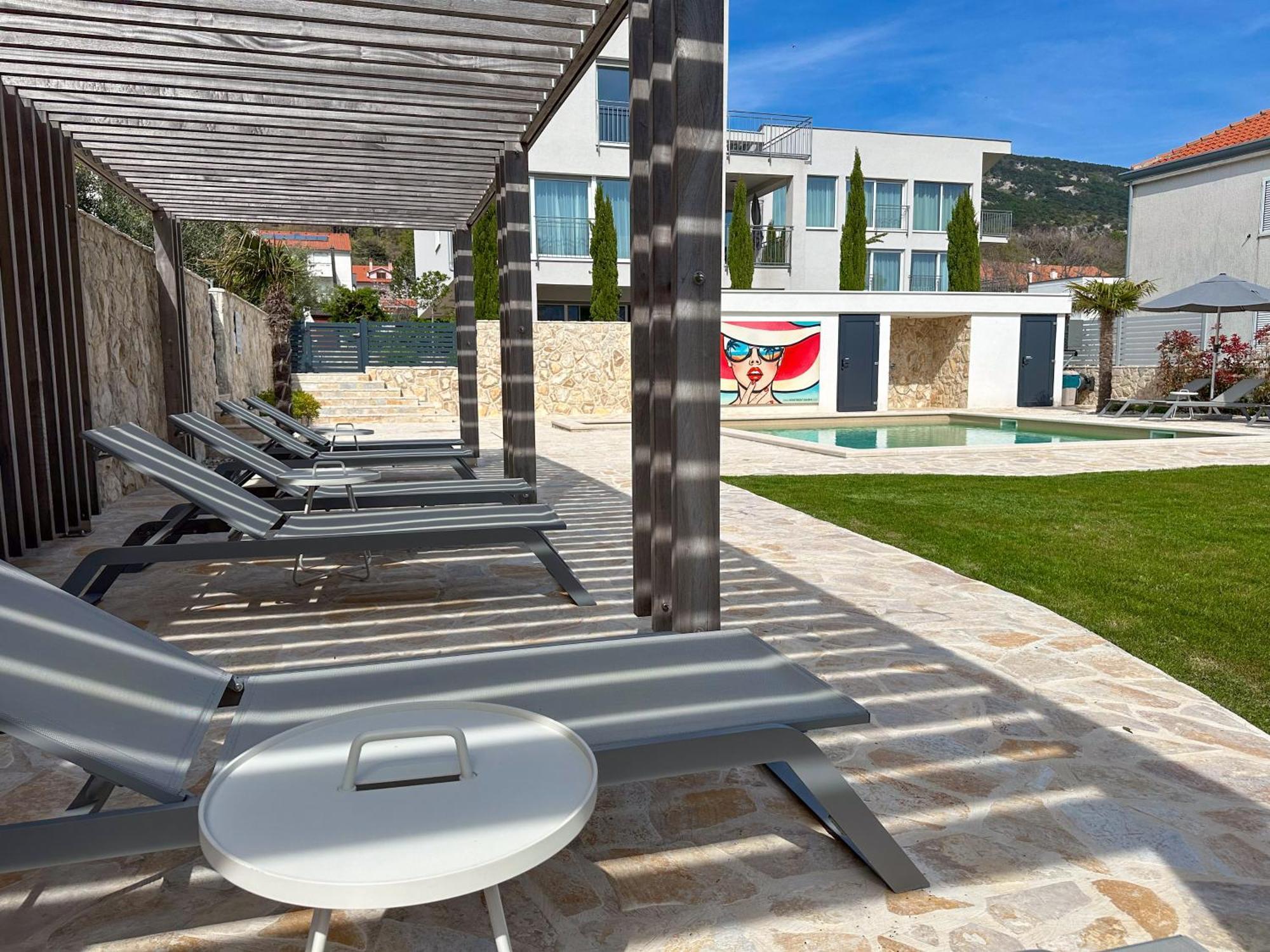 Apartment Baska, Exklusive Apartments Mit Poolarea In Baska, Krk - Kroatien Eksteriør bilde