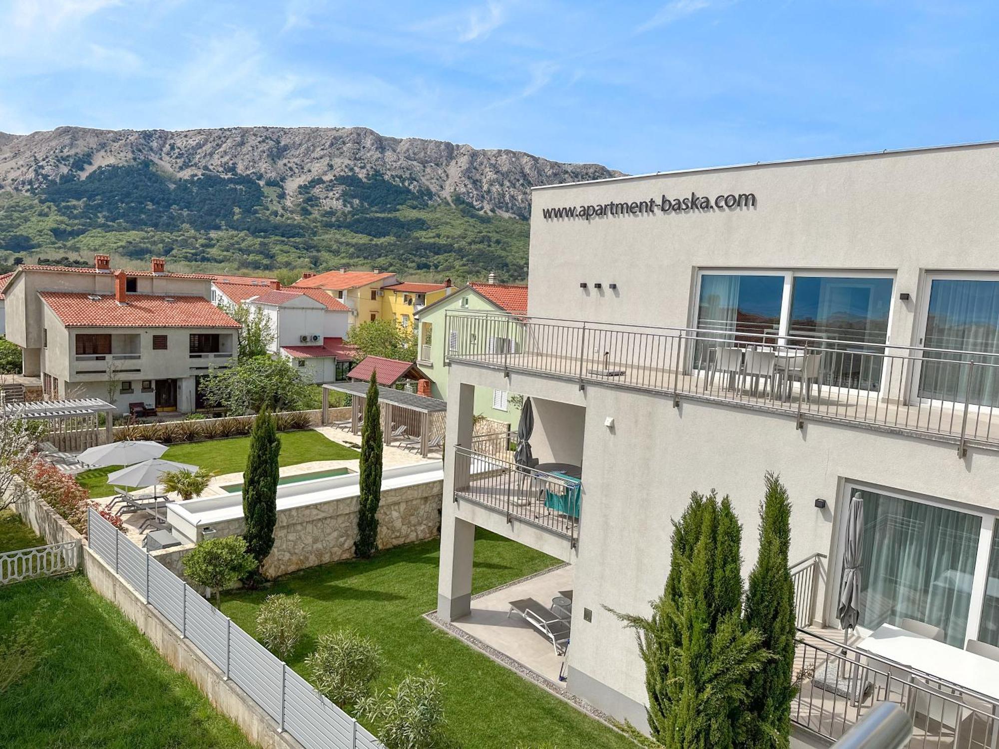 Apartment Baska, Exklusive Apartments Mit Poolarea In Baska, Krk - Kroatien Eksteriør bilde